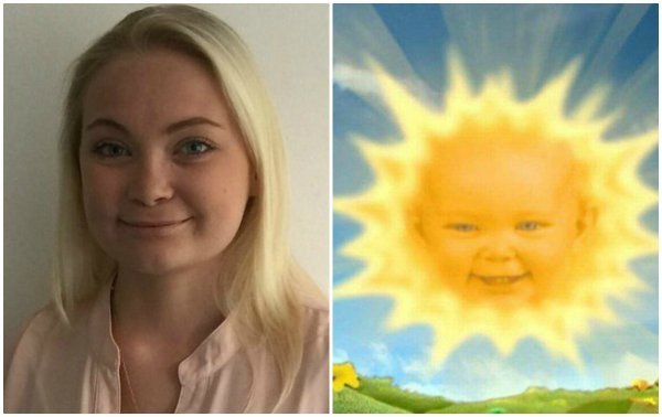 Младенец солнце из телепузиков