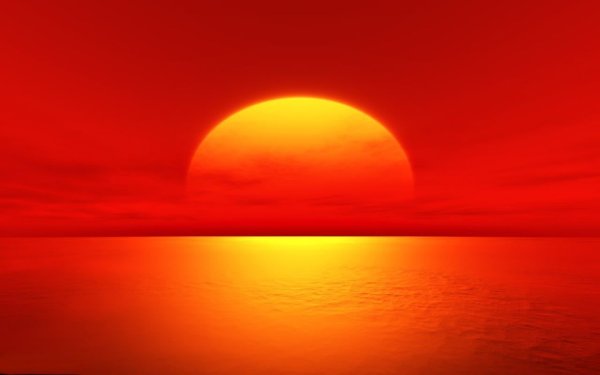 Красное солнышко картинка