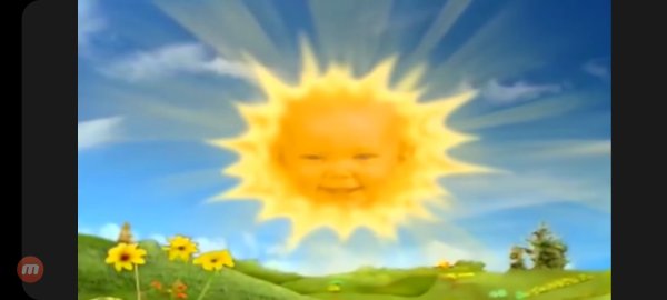 Ребенок солнце из телепузиков