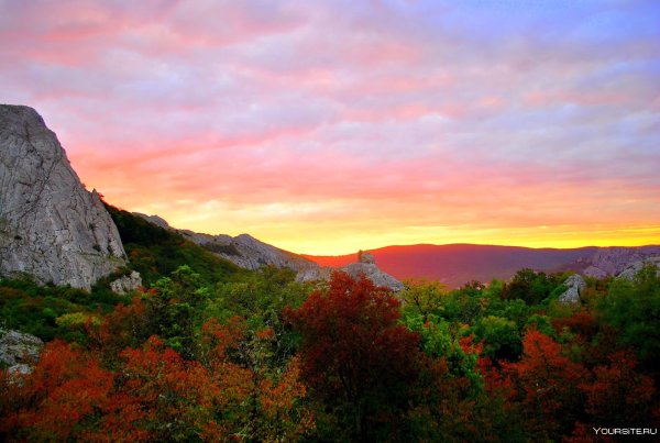 Гора Бештау руины храма солнца