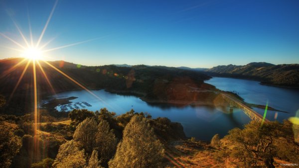 Пейзаж рассвет