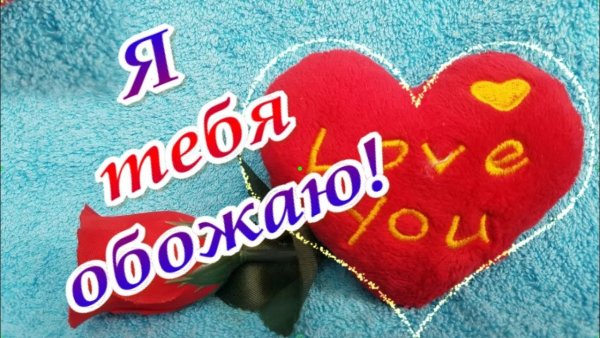 Солнышко я тебя люблю