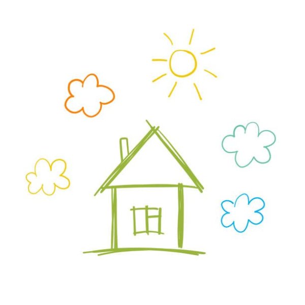 Домик с солнышком