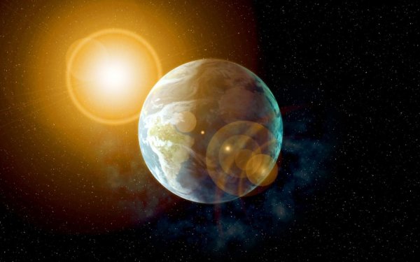 Солнце в космосе