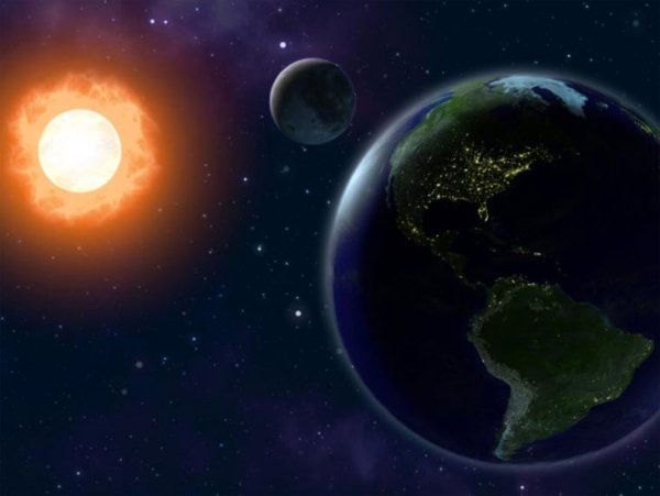 Земля и солнце для детей