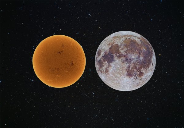 Планета земля и солнце