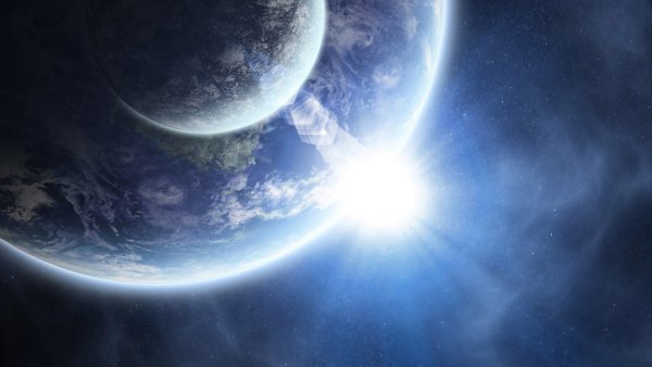 Солнце и земля