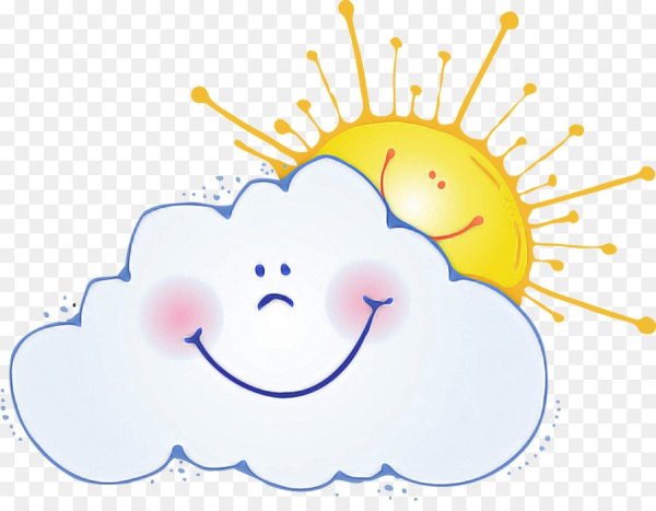 Облачко и солнце