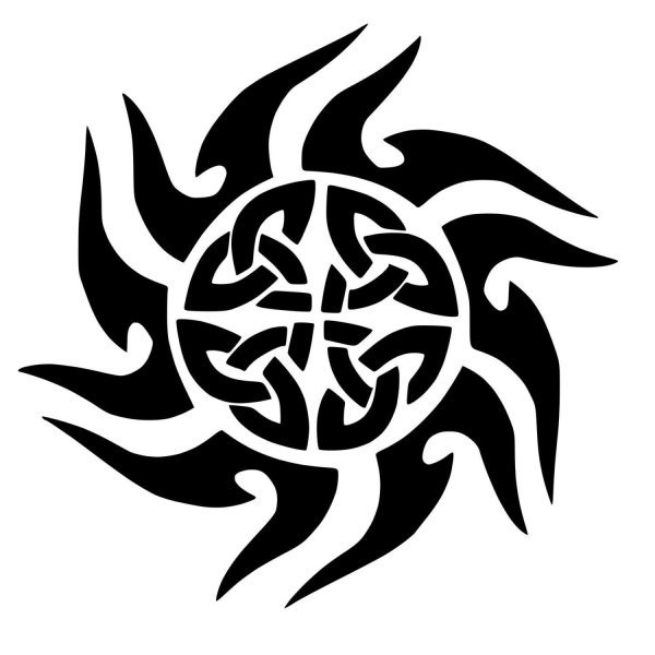 Чёрное солнце оккультный символ