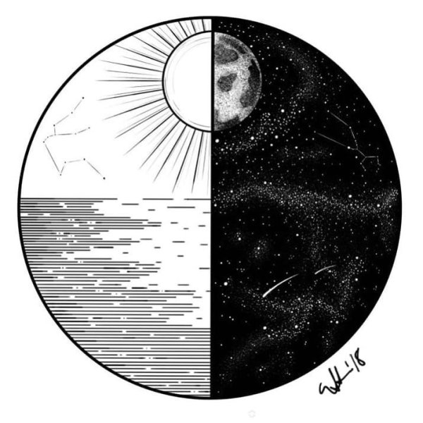 Звезда гравюра