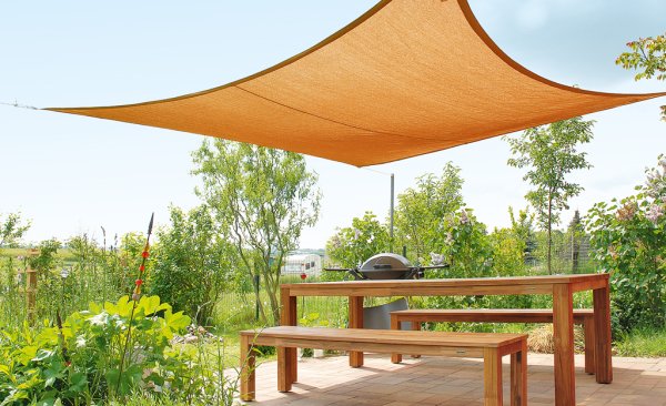 Тканевый навес для террасы