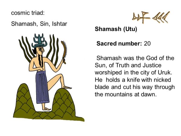 Бог Шамаш Месопотамия