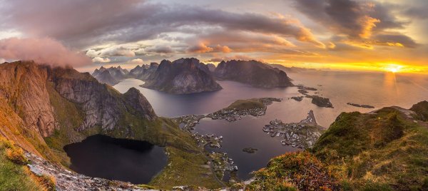 Пейзаж закат