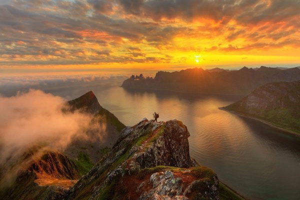 Природа море рассвет