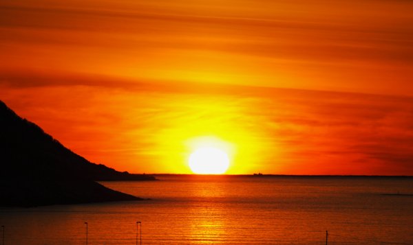 Закат в горах