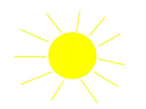 Солнце черно белое