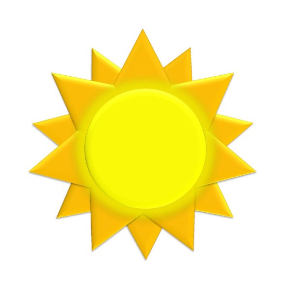 Солнышко с лучиками
