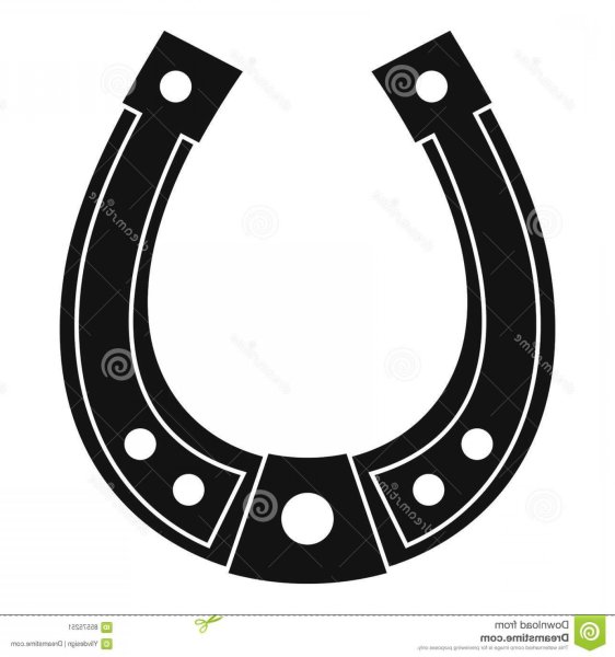 Подкова бронзовая