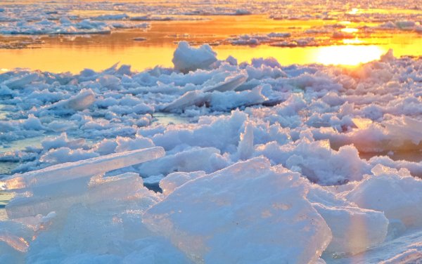 Снег на воде