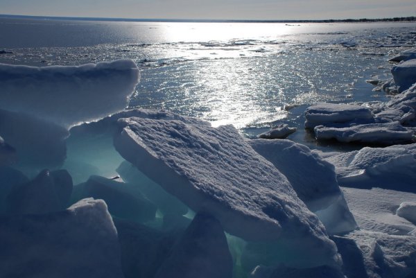 Баренцево море льды