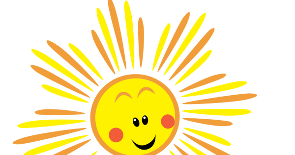 Желтый фон с лучами