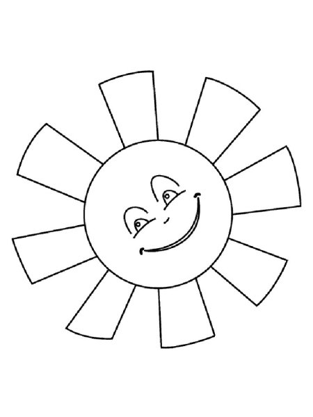 Рисование лучики для солнышка