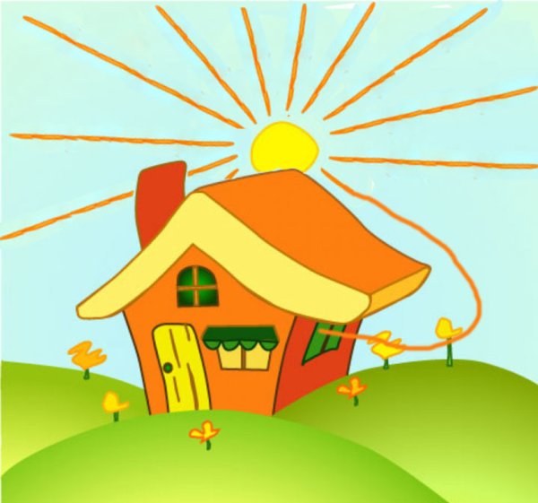 Домик солнца для детей