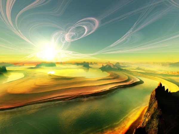 Солнце в космосе