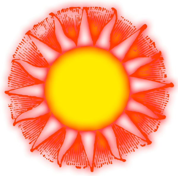 Солнце на Красном фоне