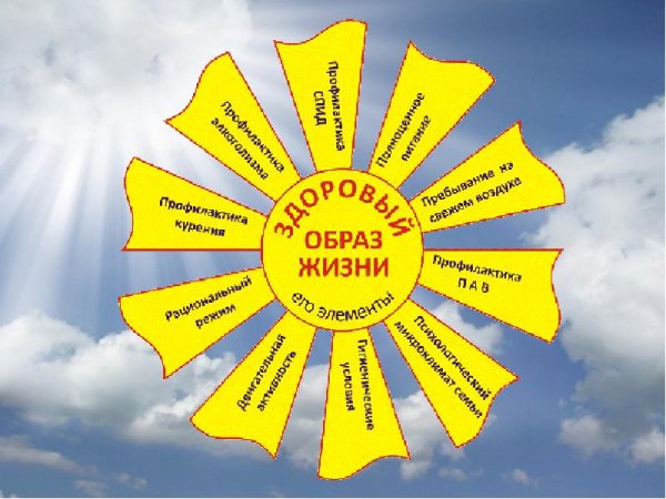 Здоровый образ жизни солнышко