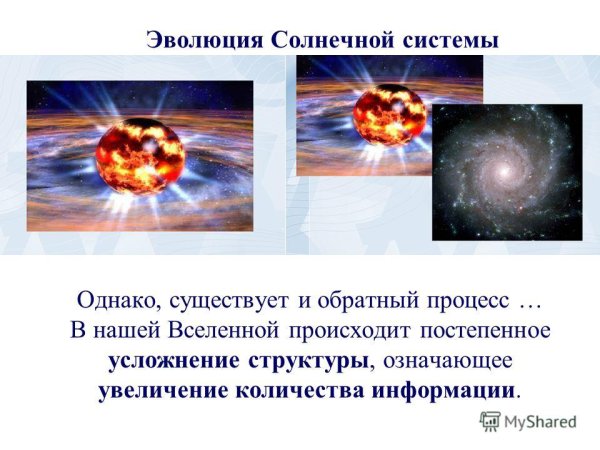 Схема происхождения солнечной системы