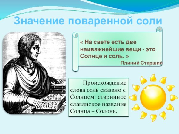 Поваренная соль презентация