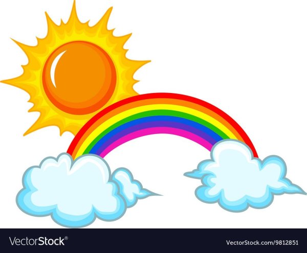 Солнышко с радугой