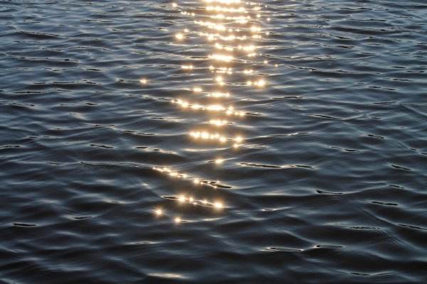 Блики солнца на воде