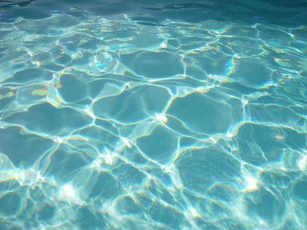 Отражение солнца в воде