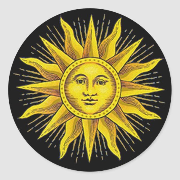 Солнце в круге символ