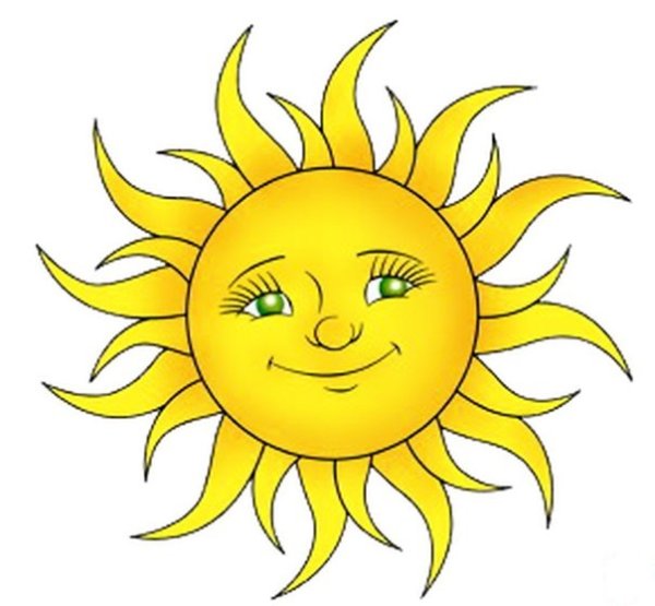 Декоративное солнце для детей