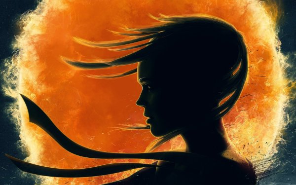 Девушка солнце арт