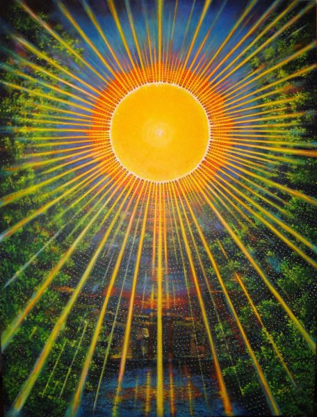 Картина солнце