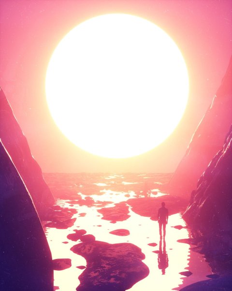 Красивые арты солнца