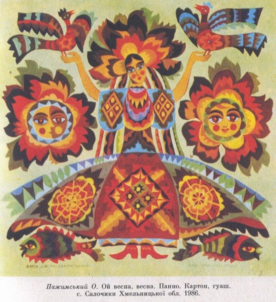 Фон для презентации в народном стиле