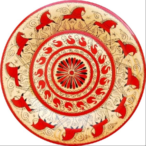 Солнце в народном стиле