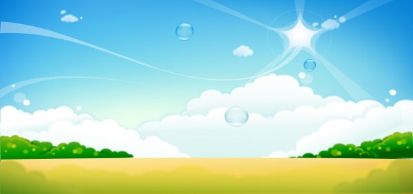 Облачко с радугой