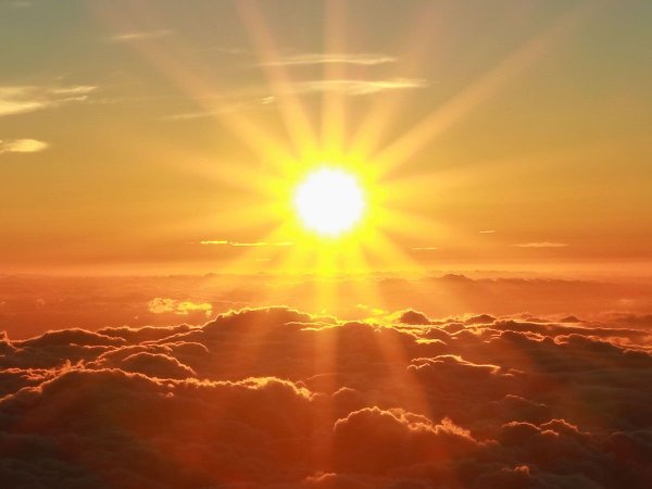 Солнце настоящее