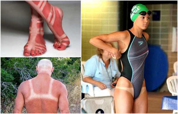 Загорел на пляже прикол