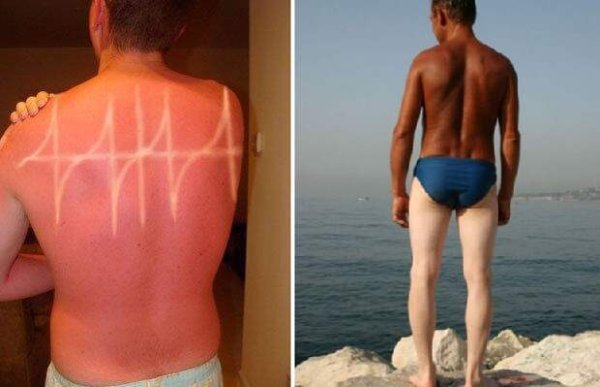 Ирландская девушка загорает