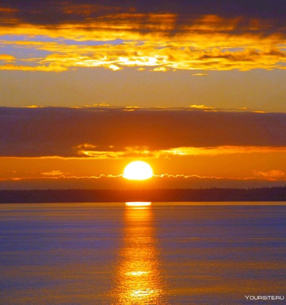 Солнце на горизонте