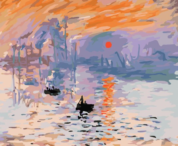 Клод Моне впечатление восходящее солнце 1872