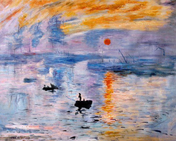 Клод Моне впечатление восходящее солнце оригинал 1872