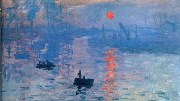 Клод Моне впечатление Восход солнца 1872 оригинал